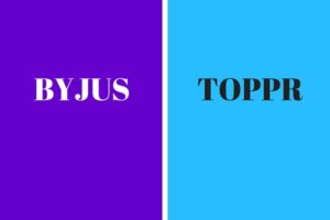 BYJUS VS TOPPR coaching apps and videos