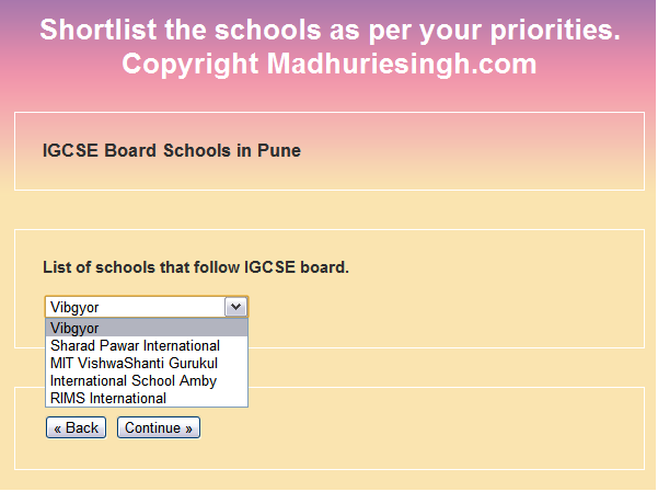 IGCSE schools in Pune