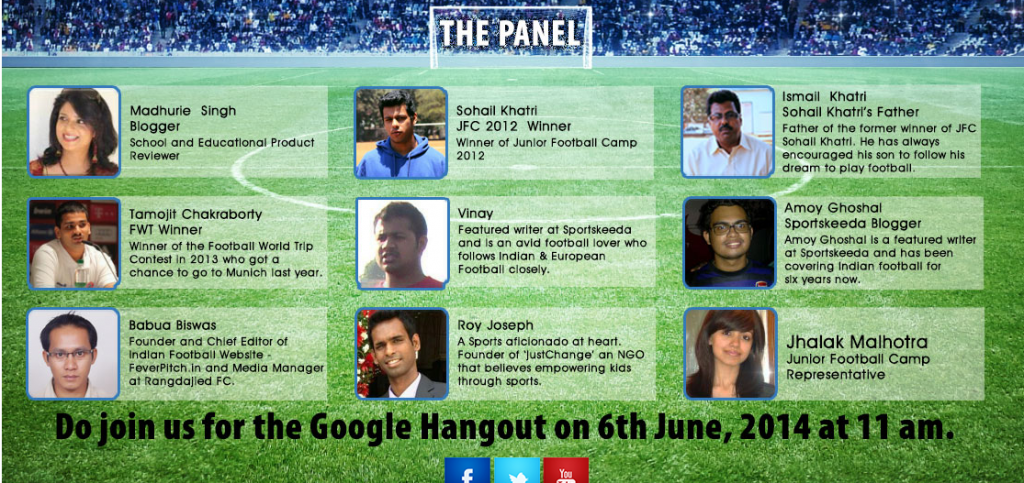 Madhurie Singh on panel discussion of Indian football 