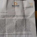 Letter from a principal to a small child about his report card