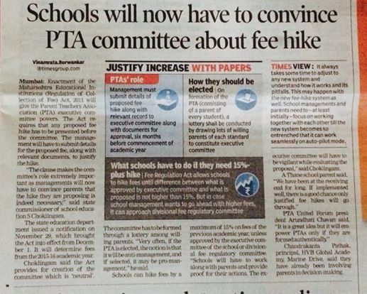 PTA must be convinced fee hike