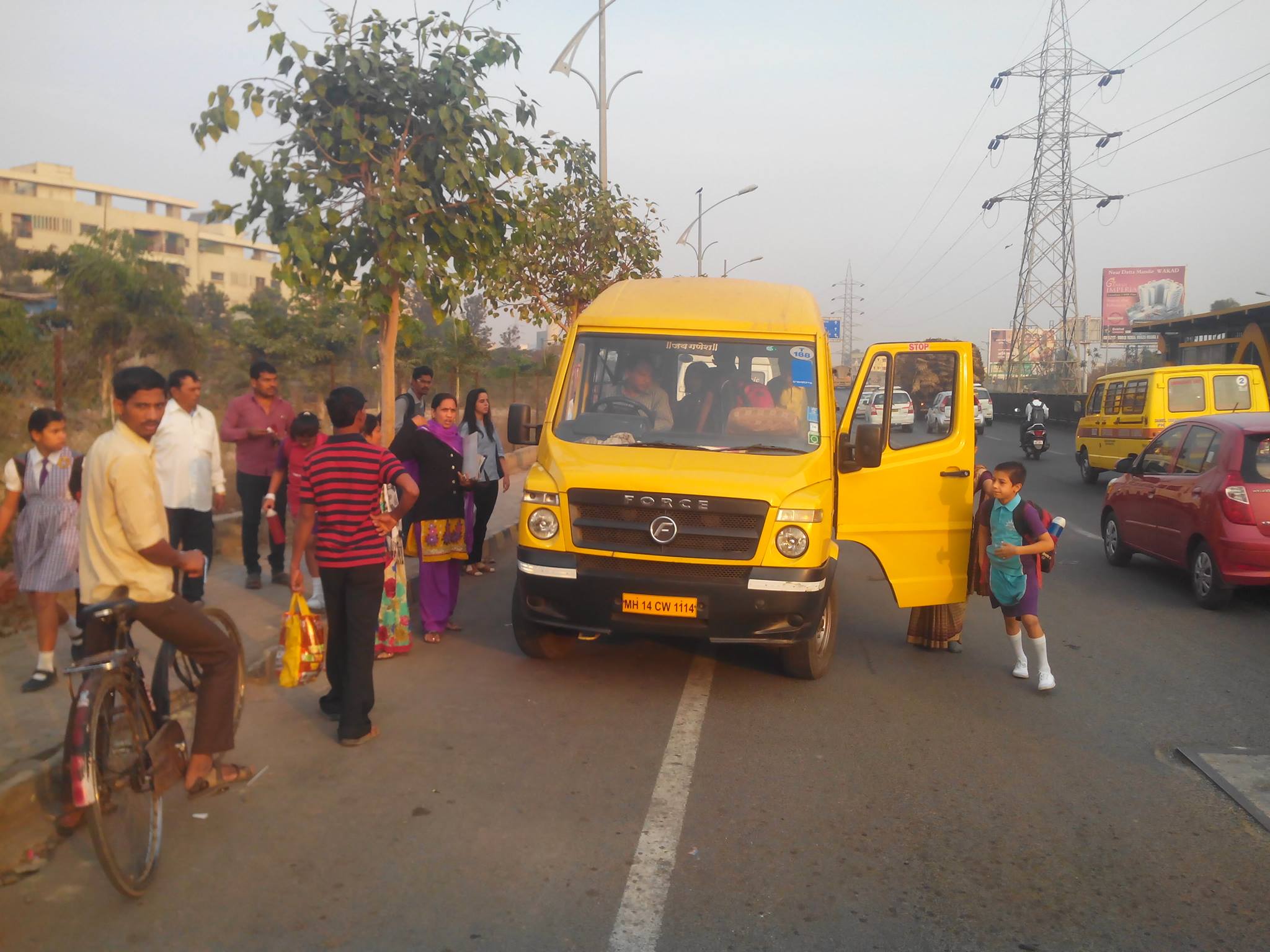 wisdom world wakad school bus