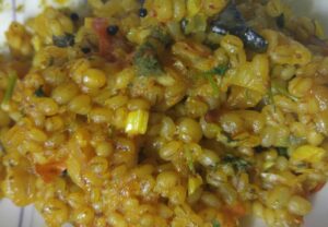 Cooked Barley upma